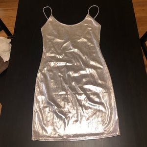 Silver bodycon